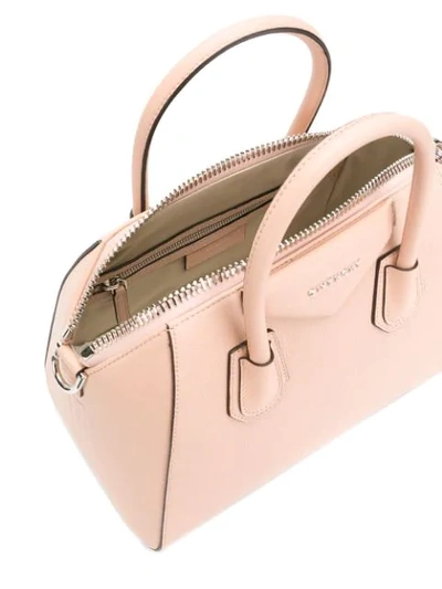 Givenchy 'small Antigona' Leather Satchel - Beige In Neutrals