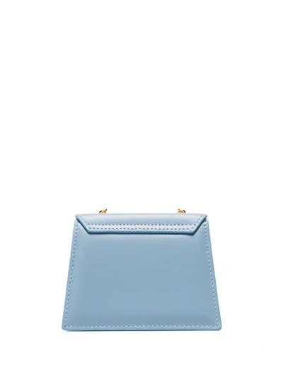 Shop Jacquemus Azzurro In 52320 Light Blue Leather