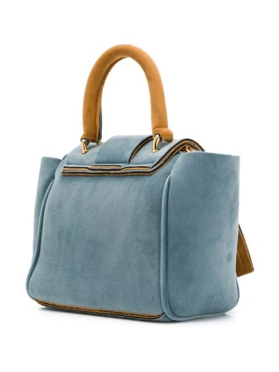 Shop Alila Small Indie Tote Bag In Blue