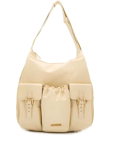 Shop Jacquemus Le Iba Tote In Old Off White