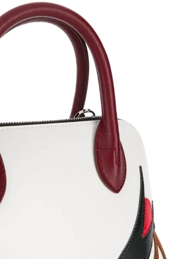 Shop Lanvin Parrot Magot Tote Bag In Red