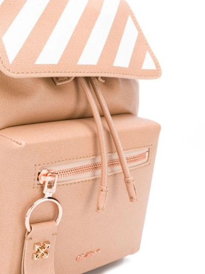 Shop Off-white 'diag' Rucksack In Neutrals