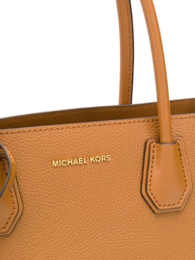 Shop Michael Michael Kors Large Mercer Tote In Brown