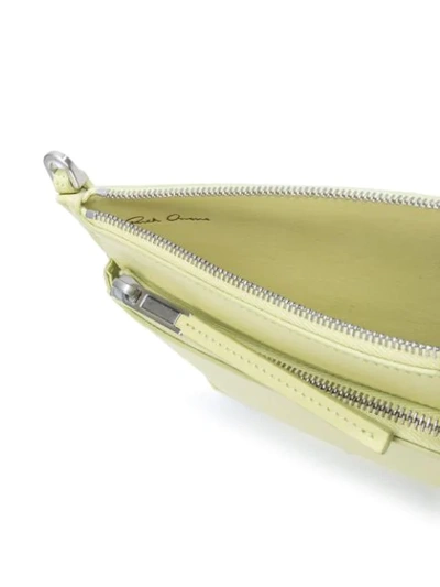 Shop Rick Owens Club Pouch - Yellow