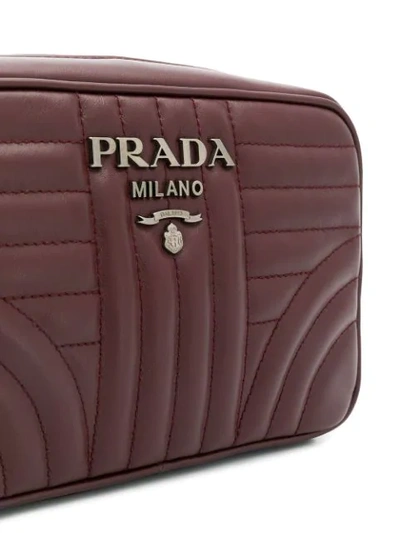 Shop Prada Quilted Crossbody - Red
