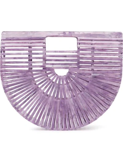 Shop Cult Gaia Ark Top Handle Bag In Purple