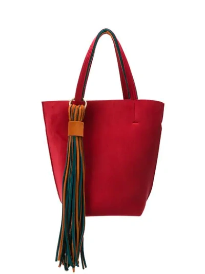 Shop Alila 'lugano' Handtasche In Red