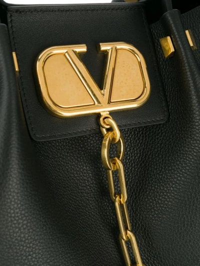 Shop Valentino Escape Shopper Tote In Black