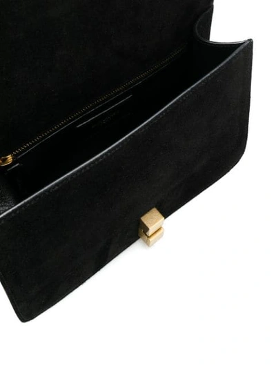 Shop Saint Laurent Carre Crossbody Bag In Black