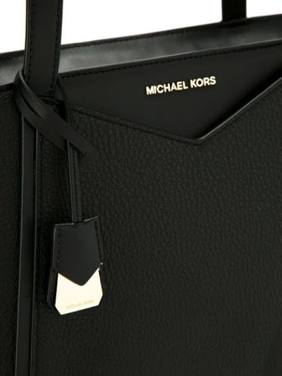 MICHAEL MICHAEL KORS 30S8GN1T1L 001 LEATHER/FUR/EXOTIC SKINS->LEATHER