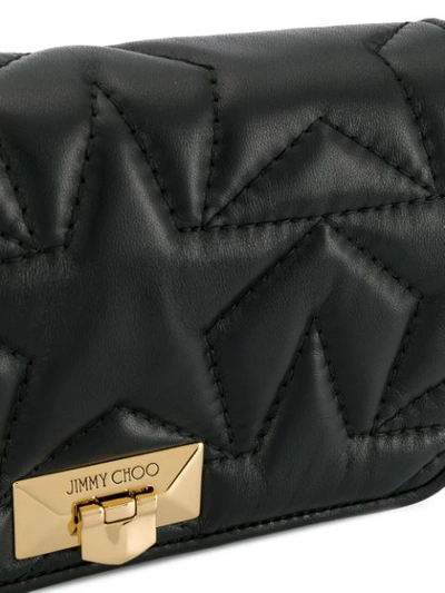 Shop Jimmy Choo Helia Clutch Bag In Black