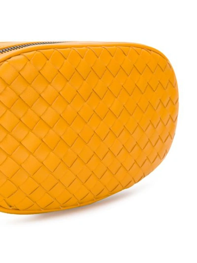 Shop Bottega Veneta Intrecciato Belt Bag In Yellow