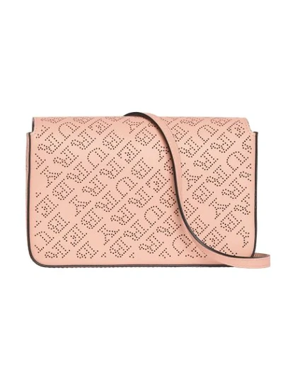 Shop Burberry Perforate Clutch - Pink