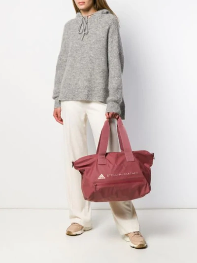 Shop Adidas By Stella Mccartney Studio Tote Bag In Red
