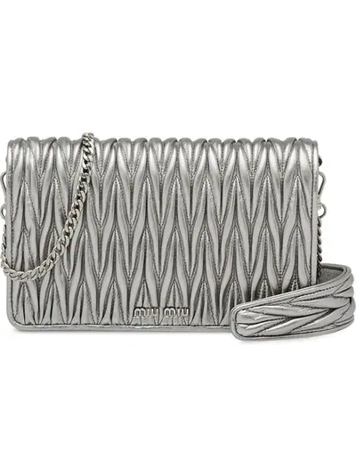 Miu Miu Miu Délice Bag In Silver | ModeSens