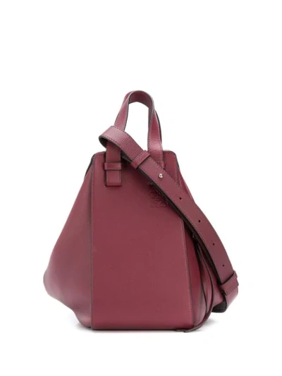 Shop Loewe Hammock Tote Bag In Red