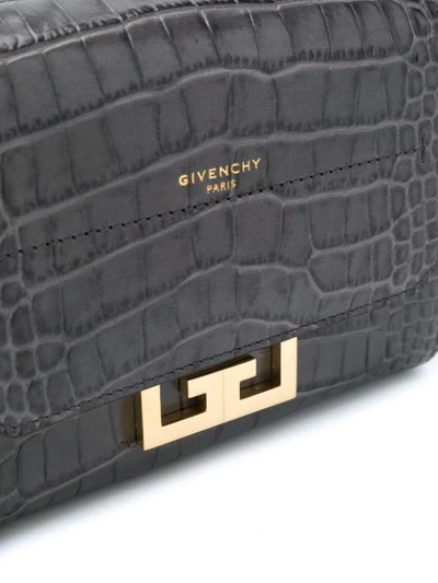 Shop Givenchy Eden Mini Shoulder Bag In Grey
