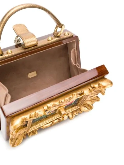 Shop Dolce & Gabbana Dolce Box Bag In Brown