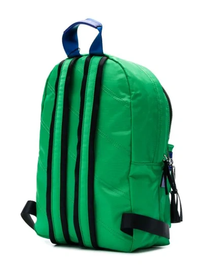 Shop Marc Jacobs Logo Zipped Backpack - Green