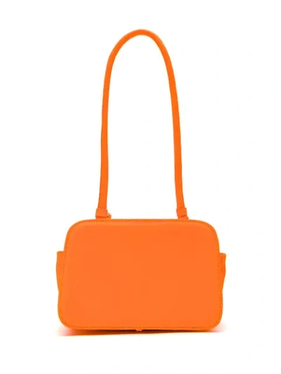 Shop Sarah Chofakian Mini Neon Chofakian Bag In Orange
