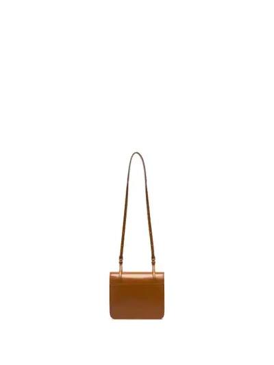 Shop Jil Sander Small Holster Shoulder Bag In Brown
