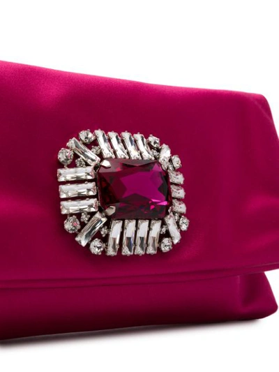 Shop Jimmy Choo Titania Clutch In Pink