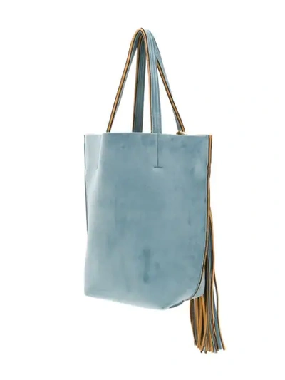 Shop Alila Shopper Mit Fransen In Blue