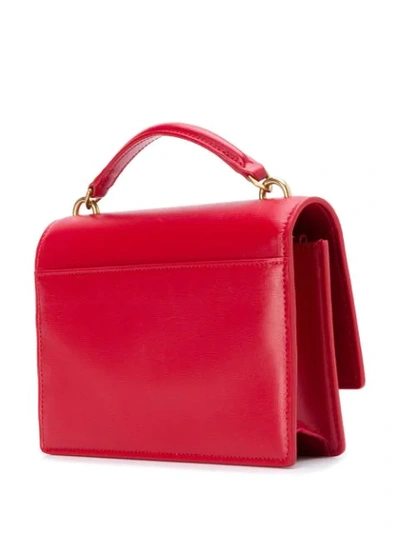 Shop Saint Laurent Sunset Chain Shoulder Bag In Red