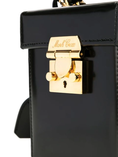 Shop Mark Cross Mini Grace Box Bag In Black