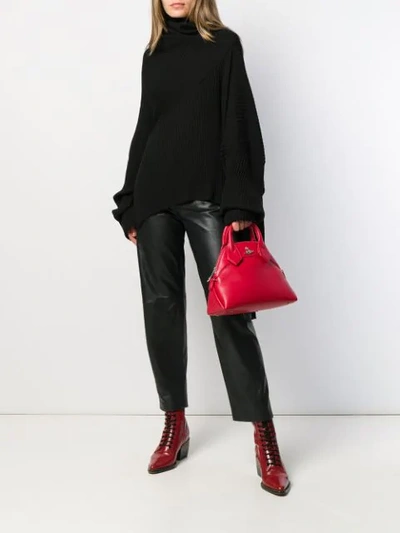 Shop Vivienne Westwood Windsor Small Handbag In H401 Red