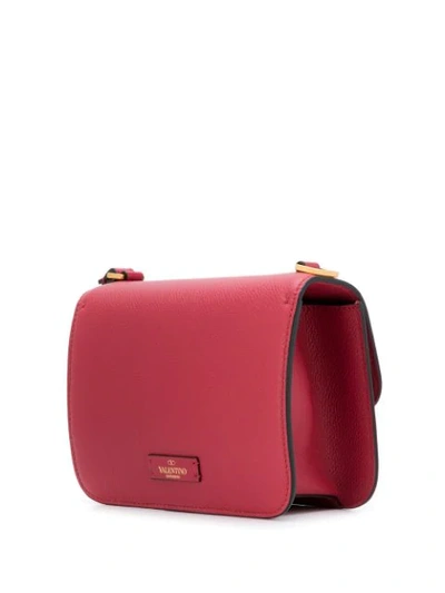 Shop Valentino Small Vsling Shoulder Bag In Red