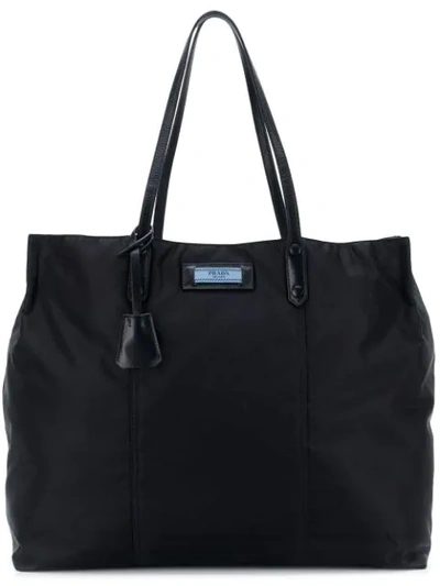 Shop Prada Etiquette Tote Bag In Black