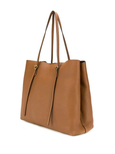 Shop Polo Ralph Lauren Large Lennox Tote Bag In Brown