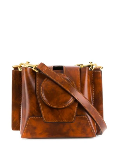Shop Yuzefi Daria Bucket Bag In Brown