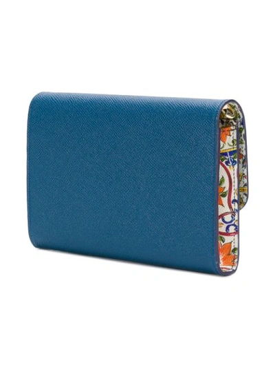 Shop Dolce & Gabbana Monogram Clutch - Blue