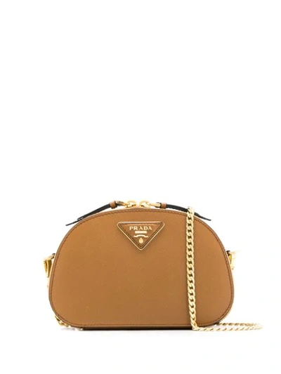 Shop Prada Odette Belt Bag In F098l Caramel