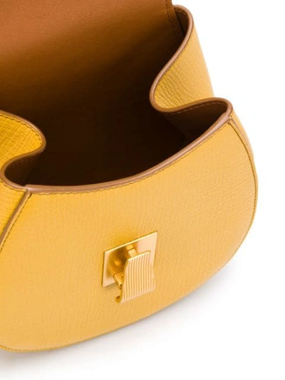 Shop Bottega Veneta Rounded Belt Bag In Yellow