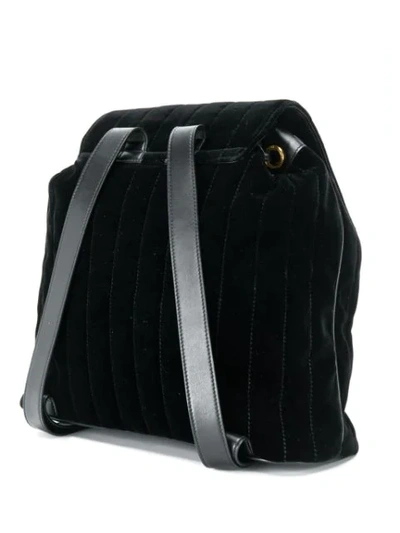 Shop Saint Laurent Vicky Backpack In Black