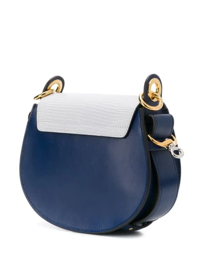 Shop Chloé Tess Small Cross-body Bag In Blue