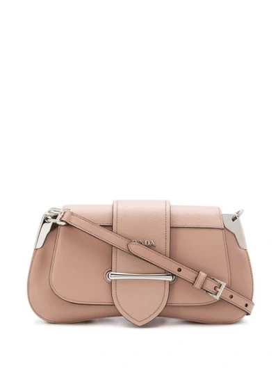 Shop Prada Sidonie Shoulder Bag In F0236 Cipria