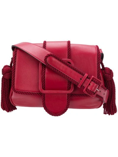 Shop Marco De Vincenzo Giummi Shoulder Bag - Red