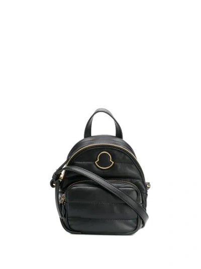 Shop Moncler Backpack Shoulder Bag In Black