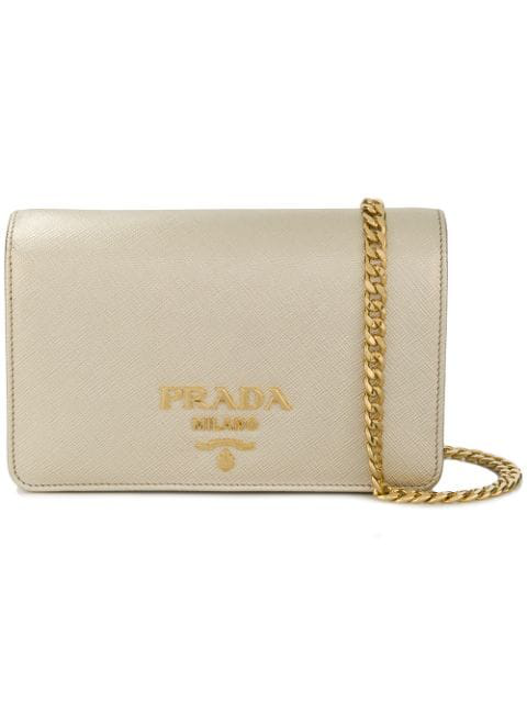 prada gold crossbody