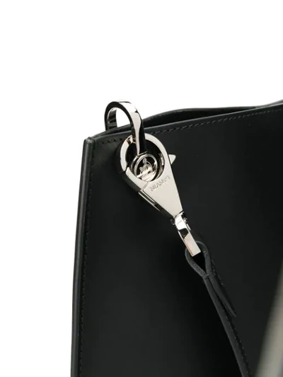 Shop Lanvin Asymmetric Shoulder Bag In Black