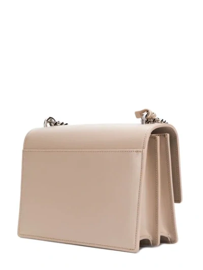 Shop Saint Laurent Sunset Shoulder Bag In Neutrals