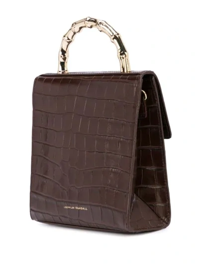 Shop Loeffler Randall Tani Crossbody Bag In Darkbrown