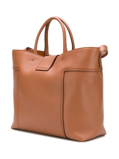 Shop Tod's Double T Tote Bag - Brown
