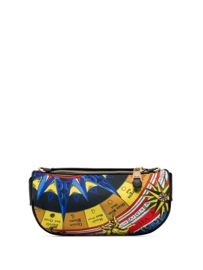 Shop Moschino Astrology Print Belt Bag In Yellow