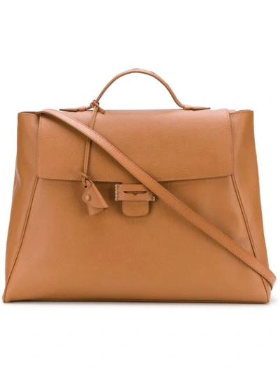 Shop Myriam Schaefer Byron Tote Bag In Brown