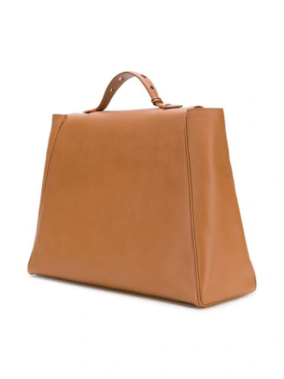 Shop Myriam Schaefer Byron Tote Bag In Brown